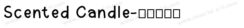 Scented Candle字体转换
